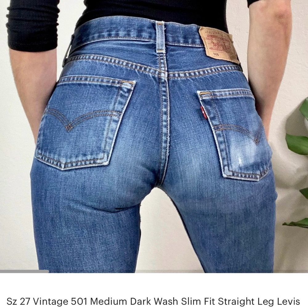 Levi's Vintage Medium Dark 501 Jeans